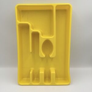 Rubbermaid Yellow Flatware Organizer Tray Utensil Drawer Kitchen Storage 2921